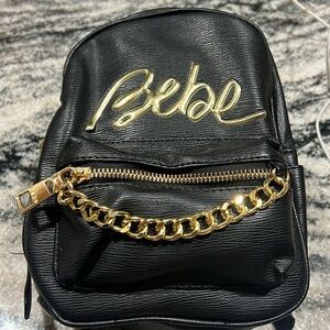 bebe | Bags | Bebe Gianna Lavender Mini Backpack With Gold  display picture 2